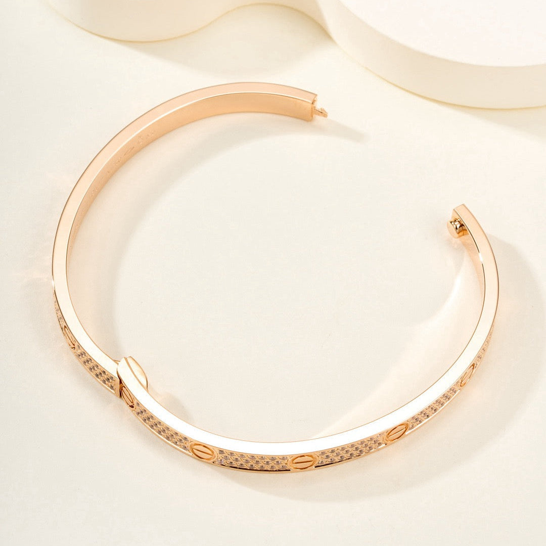 ¡®Moco¡¯LOVE BRACELET 4.8MM DIAMOND-PAVED