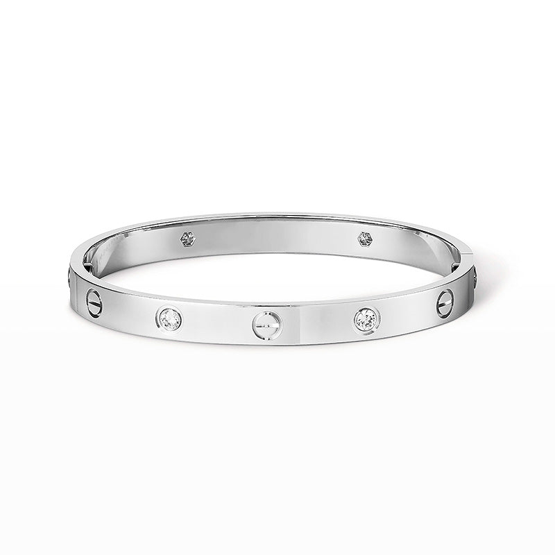 Miro LOVEブレスレット 6.1MM 4ダイヤモンド