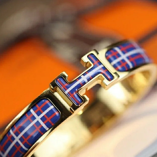 ¡®Moco¡¯H TARTAN BRACELET 12MM