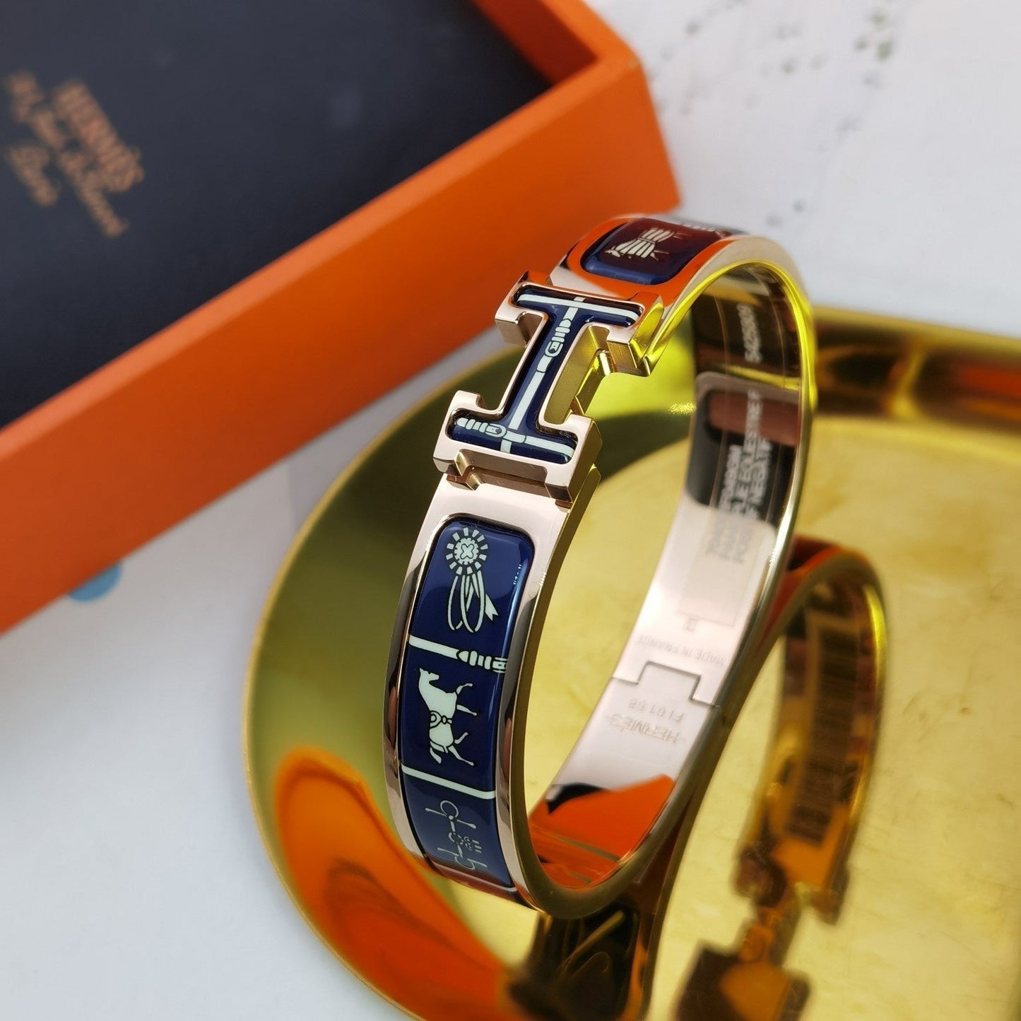 ¡®Moco¡¯H COUVERTURES DARK BLUE BRACELET