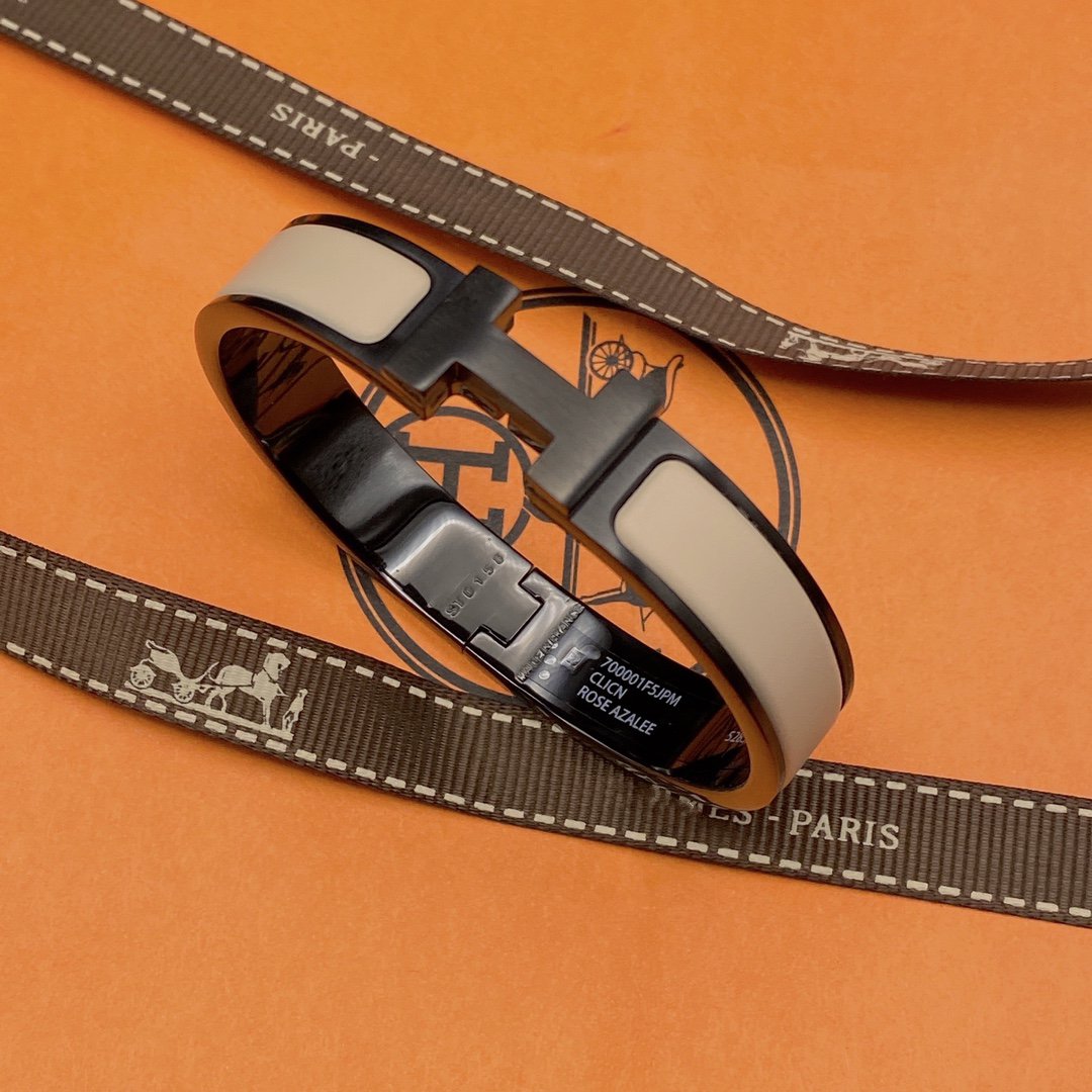 ¡®Moco¡¯H BRACELET 12MM BLACK BEIGE CERAMIC
