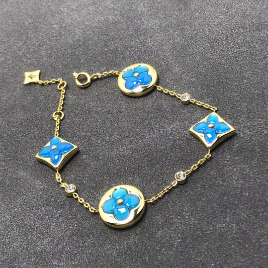 ¡®Moco¡¯STAR AND SUN TURQUOISE 4 MOTIFS 3 DIAMONDS