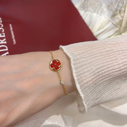 ¡®Moco¡¯SUN PEDANT CARNELIAN BRACELET