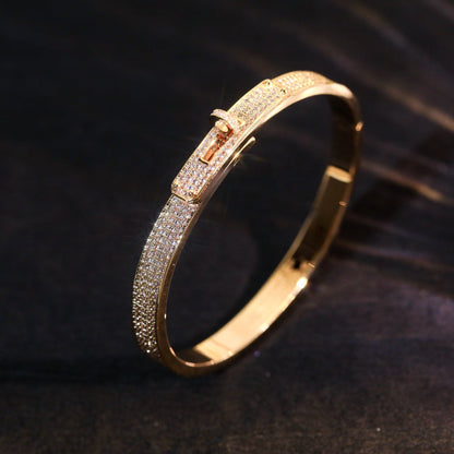 ¡®Moco¡¯KELLY BRACELET DIAMOND PAVED