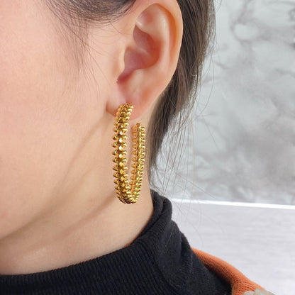 ¡®Moco¡¯CLASH HOOP EARRINGS