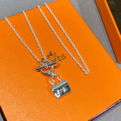 ¡®Moco¡¯CONSTANCE PEDANT SILVER NECKLACE