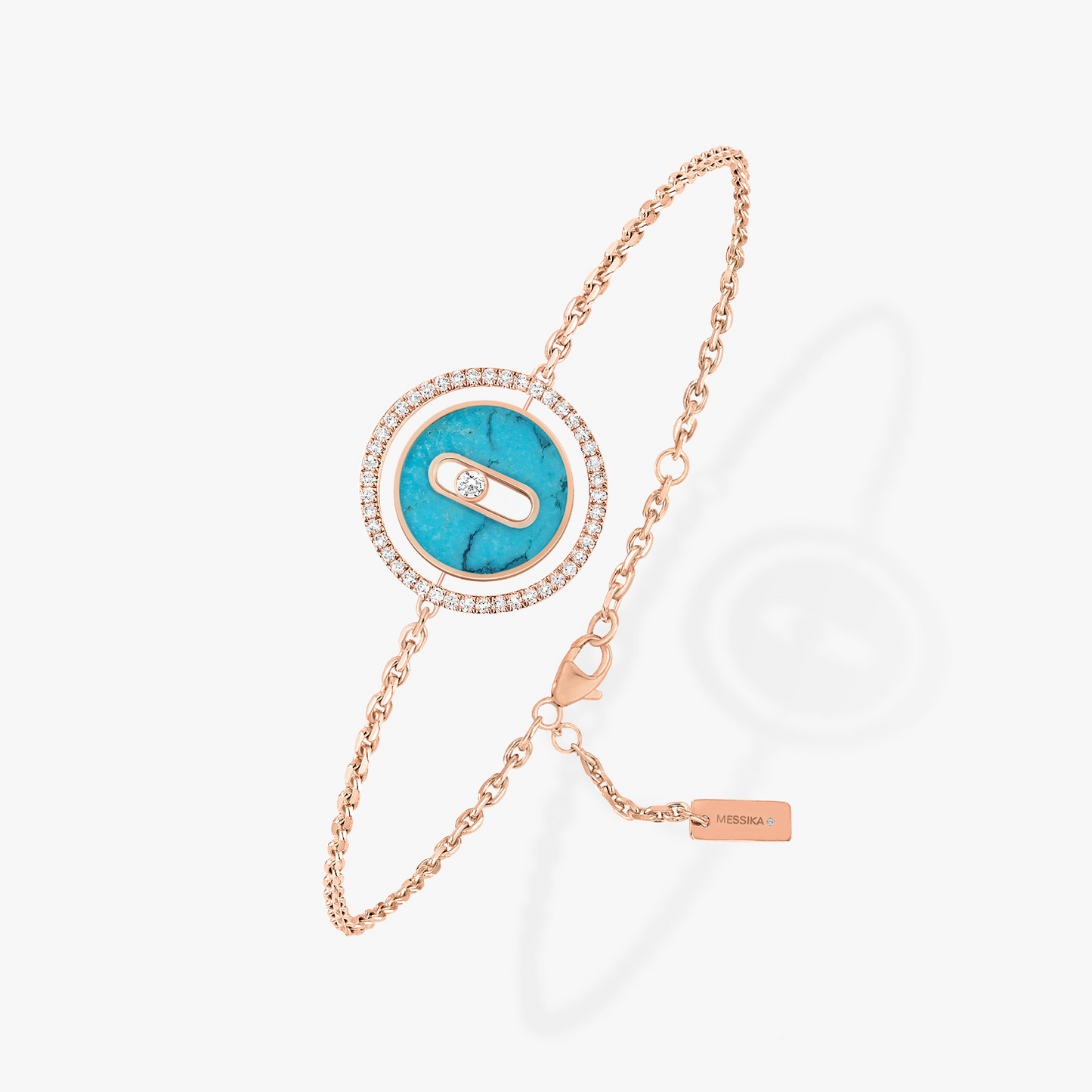 [moco jewelrys ]moco jewelrys MOVE TURQUOISE PINK GOLD DIAMOND BRACELET