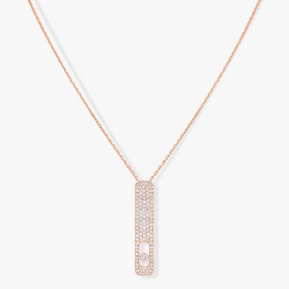 [moco jewelrys ]MY FIRST DIAMOND PAVED NECKLACE