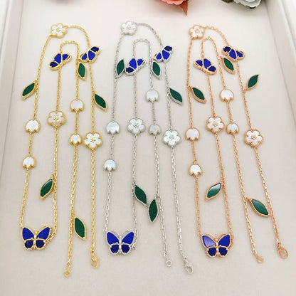 [ミロ] 26 NEW クローバー 15 モチーフ ラッキー ネックレス