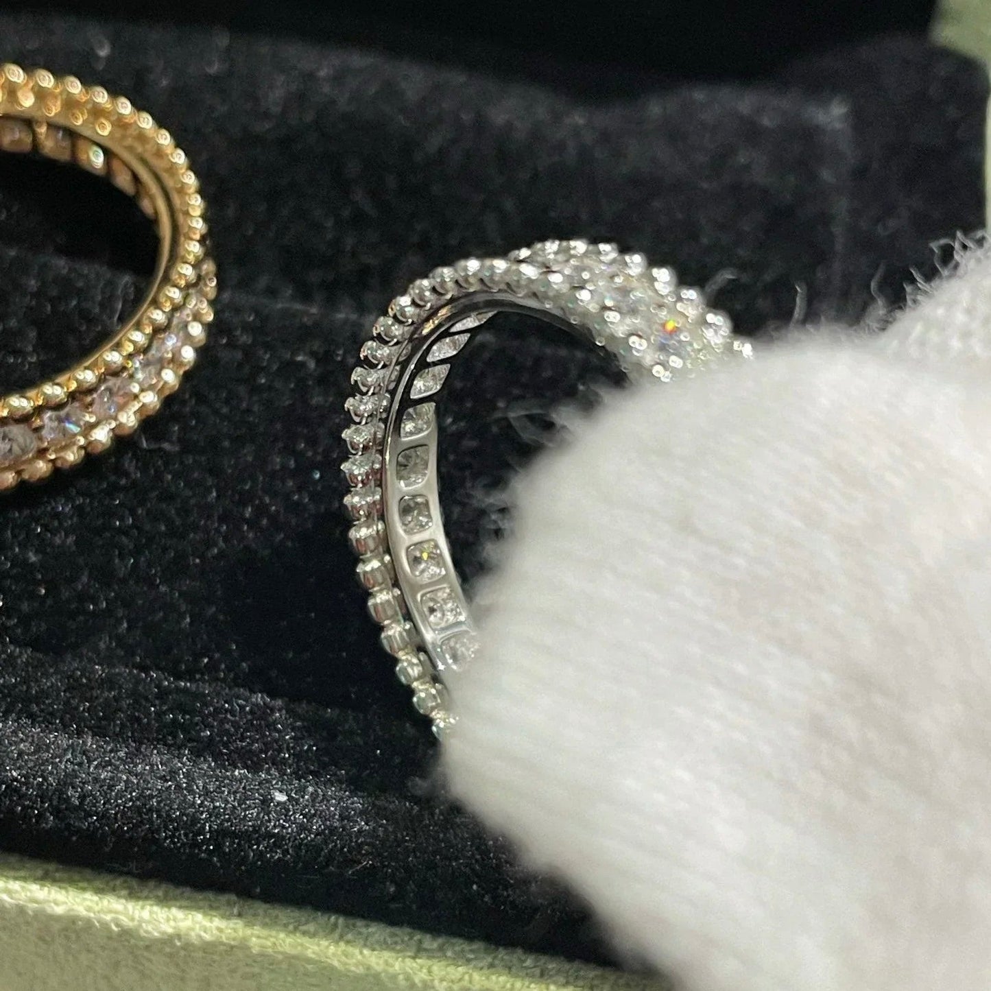 ¡®Moco¡¯PERLEE DIAMOND SILVER RING