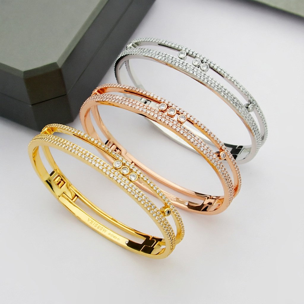 [moco jewelrys ]Move Romane pavé bangle