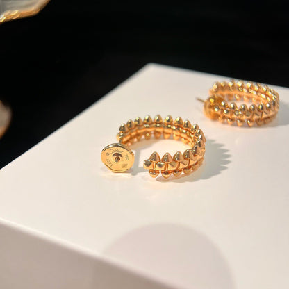 ¡®Moco¡¯CLASH SMALL HOOP EARRINGS