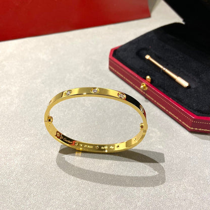 ¡®Moco¡¯LOVE BRACELET 6.1MM 10 DIAMONDS