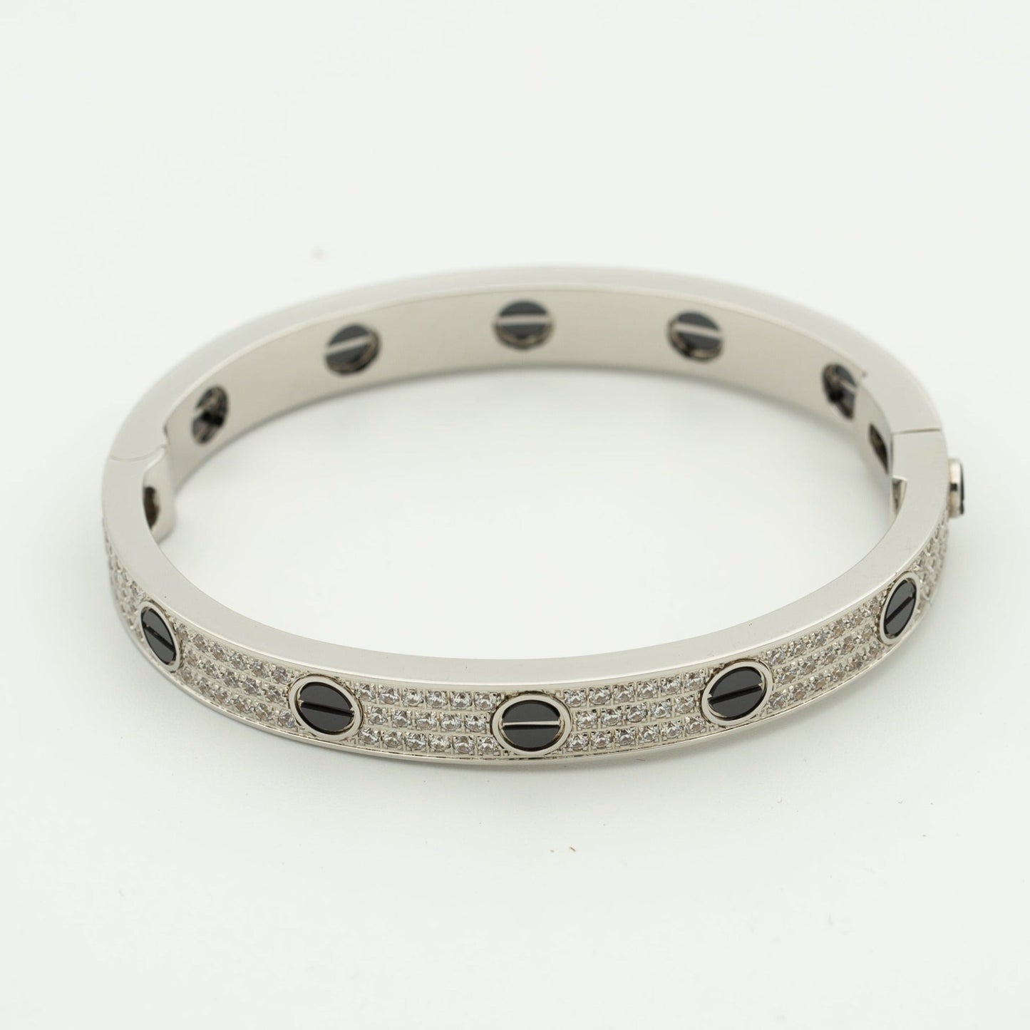 ¡®Moco¡¯LOVE BRACELET 6.1MM DIAMOND-PAVED CERAMIC