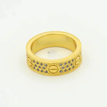 ¡®Moco¡¯LOVE RING 5.5MM DIAMONDS PAVED