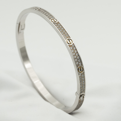 ¡®Moco¡¯LOVE BRACELET 3.65MM DIAMOND-PAVED