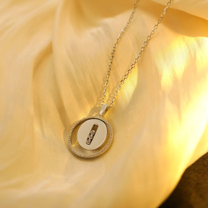 [moco jewelrys ]moco jewelrys MOVE MM SILVER DIAMOND NECKLACE