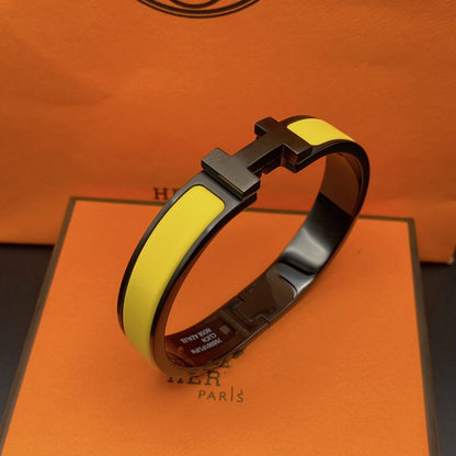 ¡®Moco¡¯CLIC HM SO BLACK YELLOW BRACELET