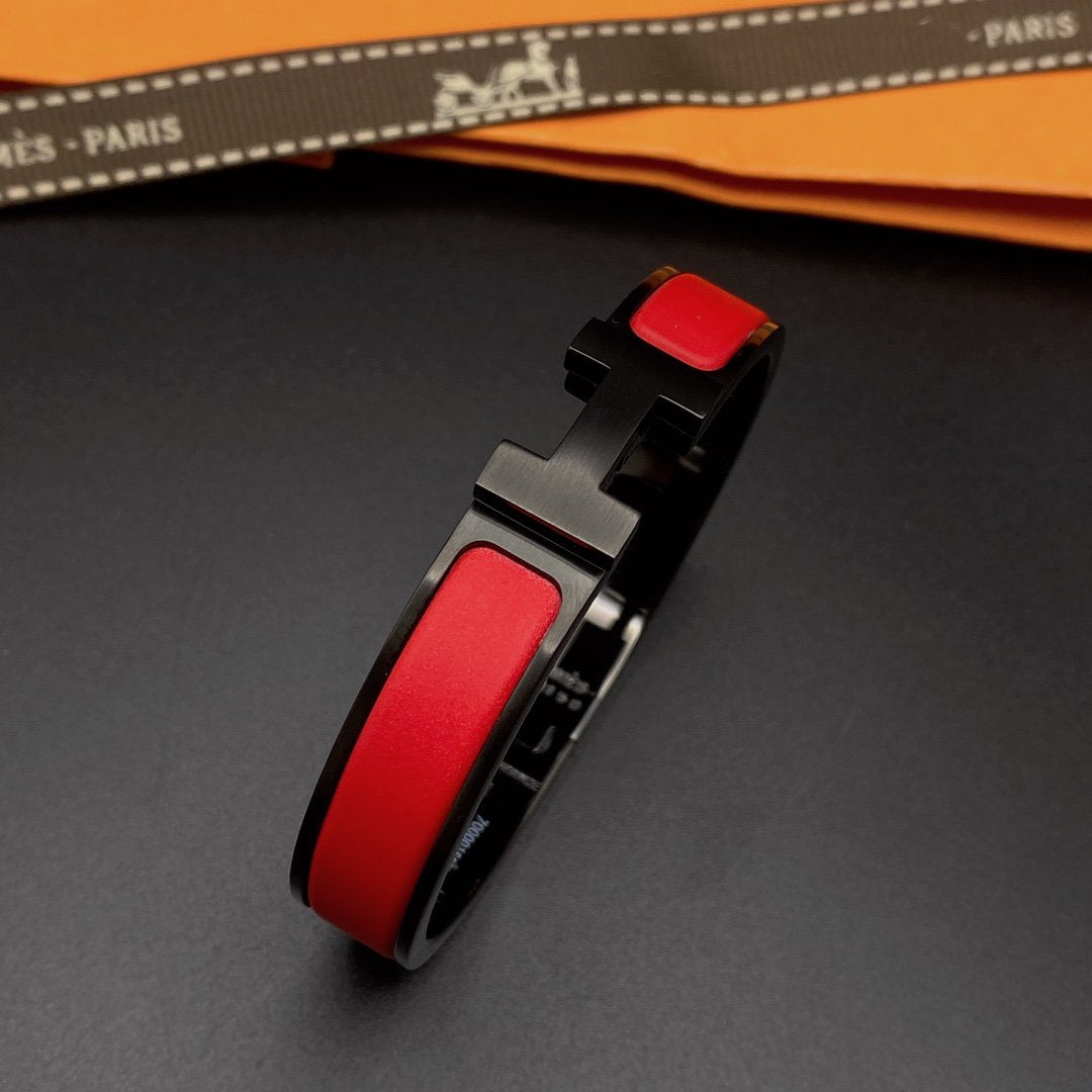 ¡®Moco¡¯CLIC HM SO BLACK RED BRACELET