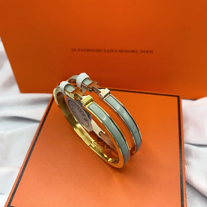 ¡®Moco¡¯CLASSIC HM CLIC GREEN 8MM ENAMEL BRACELET