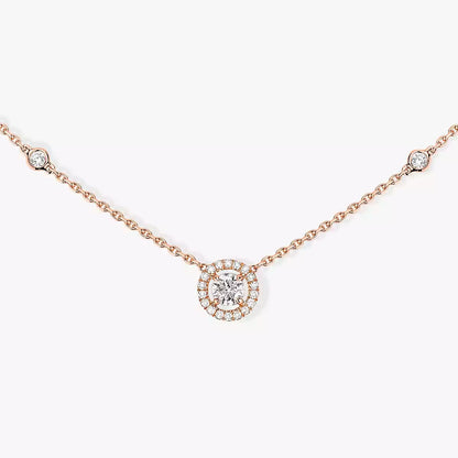[moco jewelrys ]Diamond Necklace 0,20ct Brilliant Shape Joy