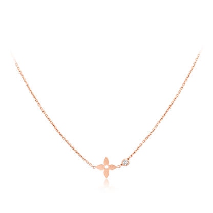 ¡®Moco¡¯BLOSSOM PENDANT PINK GOLD AND DIAMOND