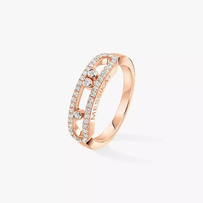 [moco jewelrys ] Baby Move Gold Diamond Pave_ Ring