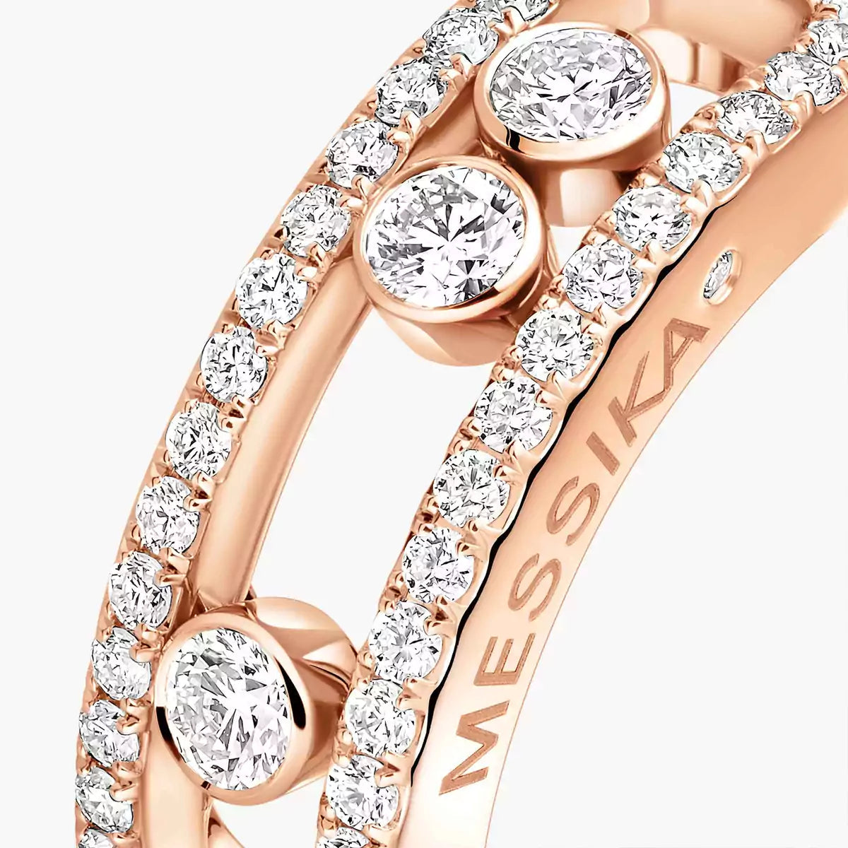 [moco jewelrys ] Move Gold Diamond Pave_ Ring