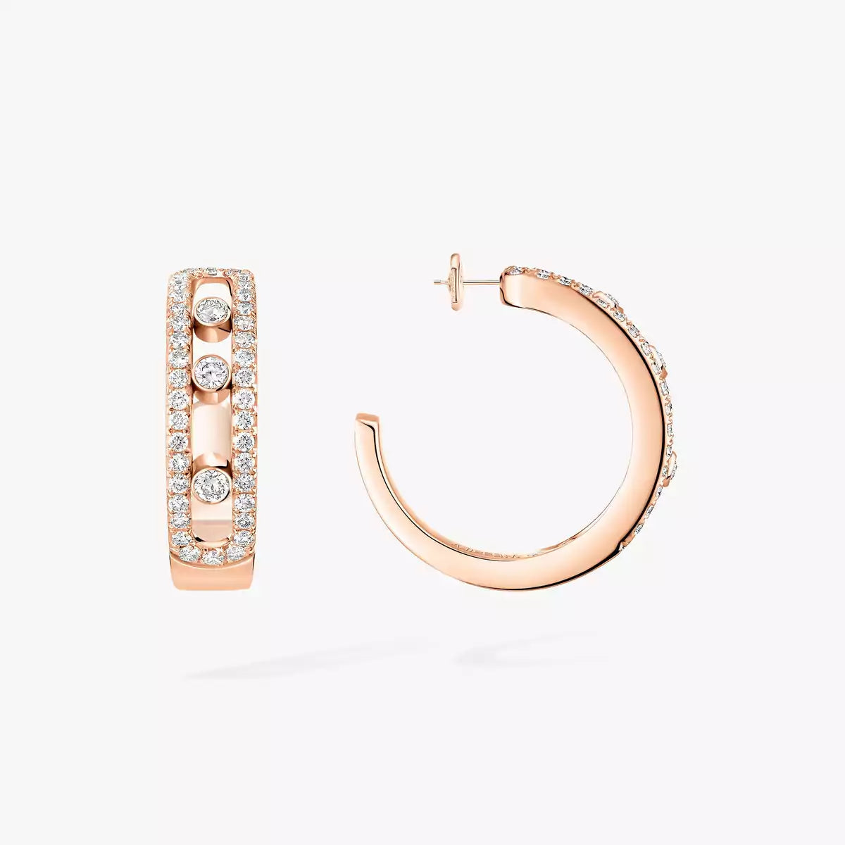 [moco jewelrys ]Diamond Pave_ Hoop Earrings Move