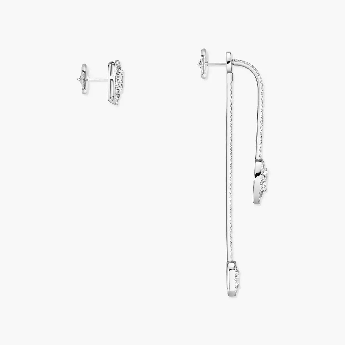 [moco jewelrys ]Diamond Drop Earrings My Twin