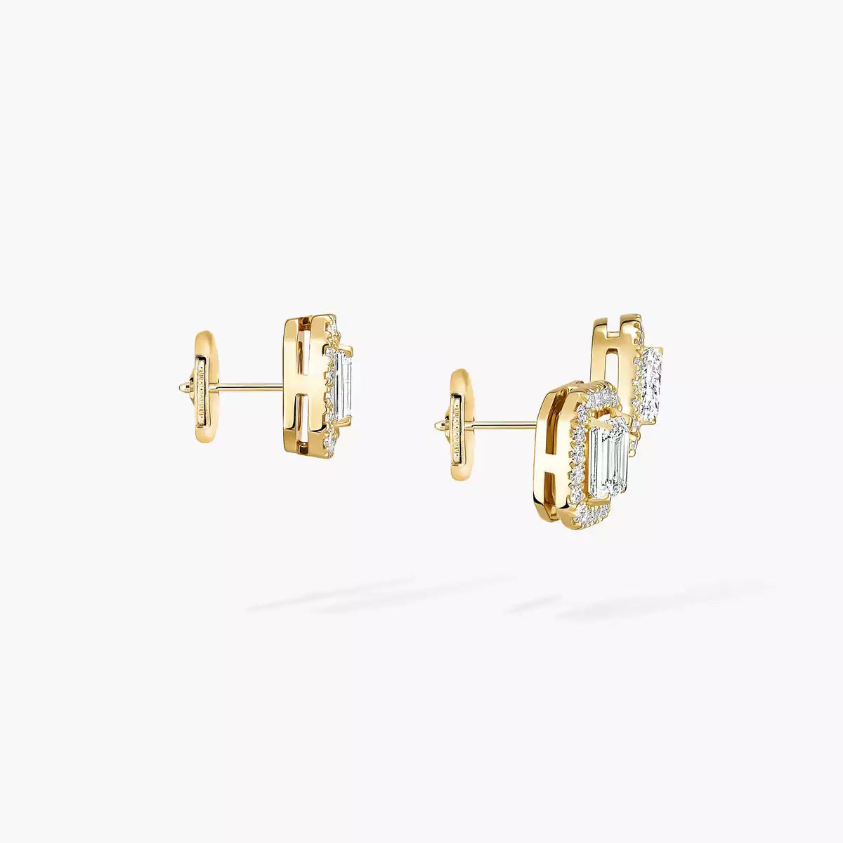 [moco jewelrys ]Diamond Earrings 0,10ct My Twin 1+2