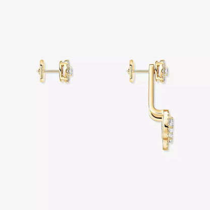 [moco jewelrys ] My Twin Trio  Diamond Earrings