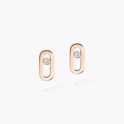 [moco jewelrys ]Move Uno Diamond Stud Earrings