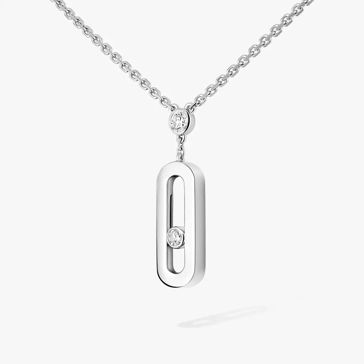 [moco jewelrys ] Move Uno Gold Diamond Long Necklace