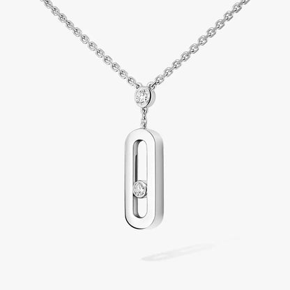 [moco jewelrys ] Move Uno Gold Diamond Long Necklace
