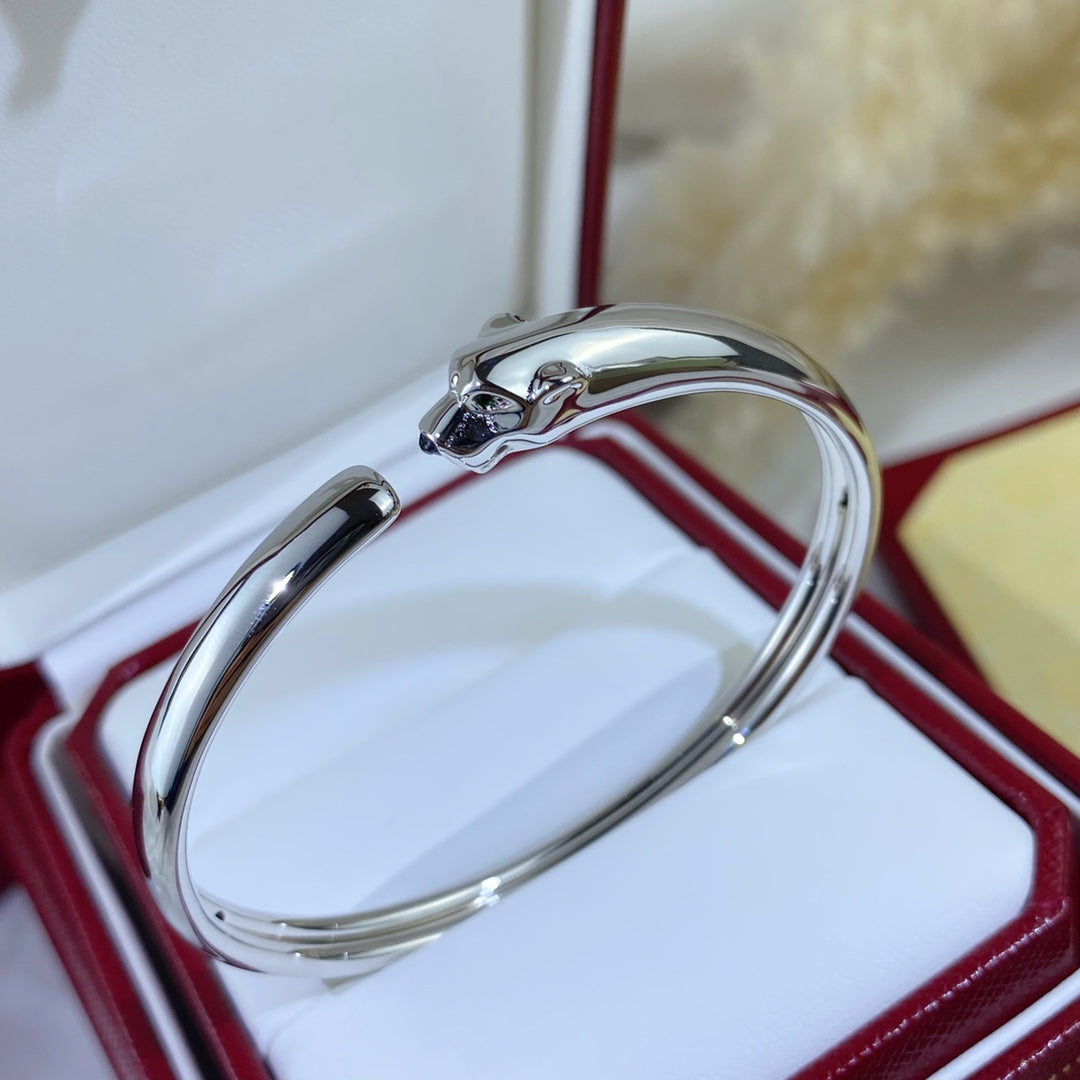 ¡®Moco¡¯PANTHERE SILVER OPEN BRACELET