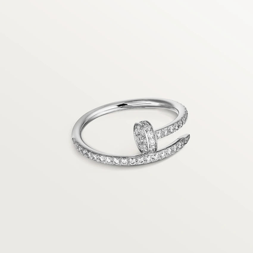 ¡®Moco¡¯JUSTE RING 1.8MM SILVER DIAMONDS